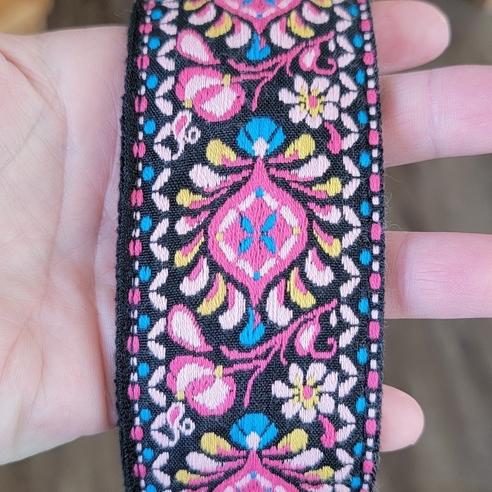 Adjustable Crossbody Strap Pink Floral NWOT #2180 - Picture 5 of 12